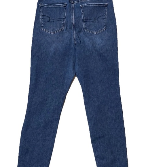 American Eagle Outfitters Ripped Blue Skinny Jeans - Picture 4 of 5